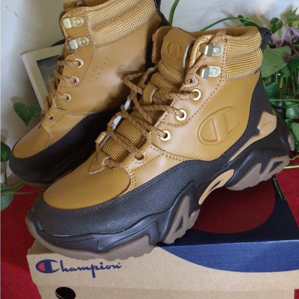 Champion, boys Wheat colored sneakers